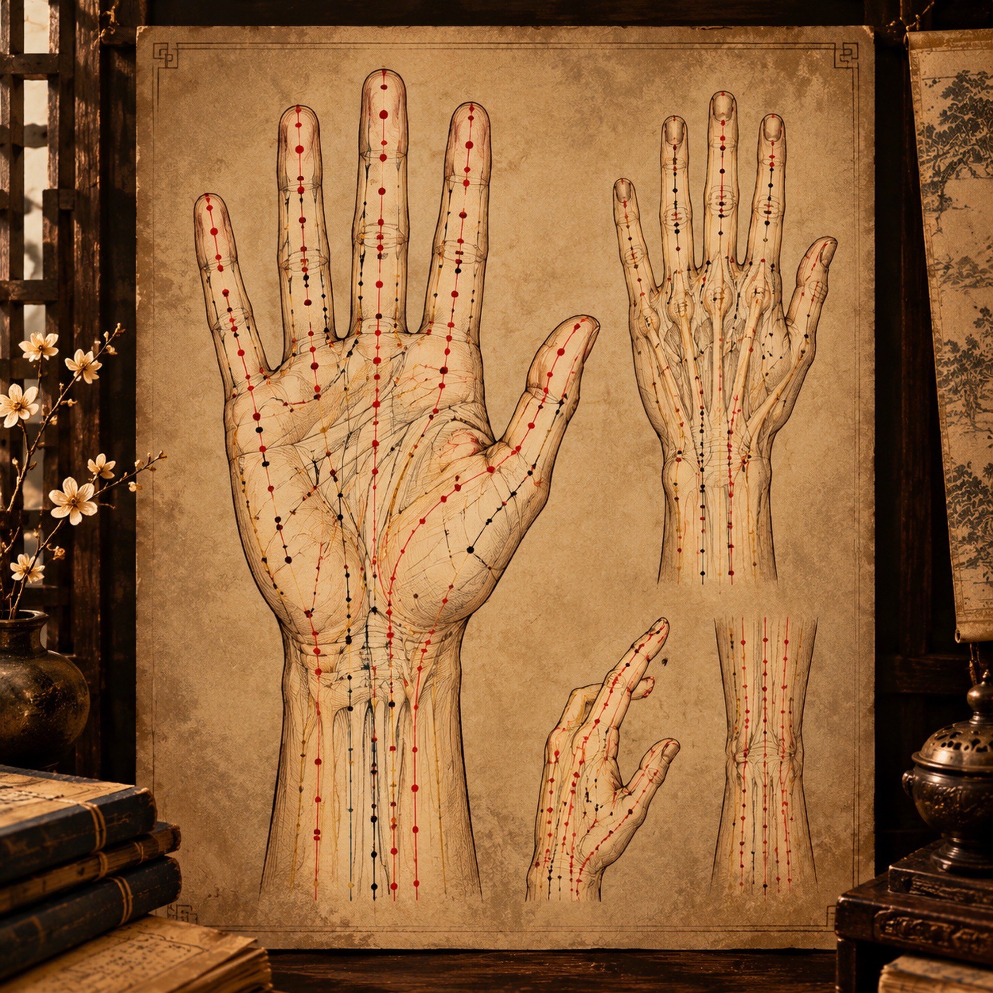 Hand point map