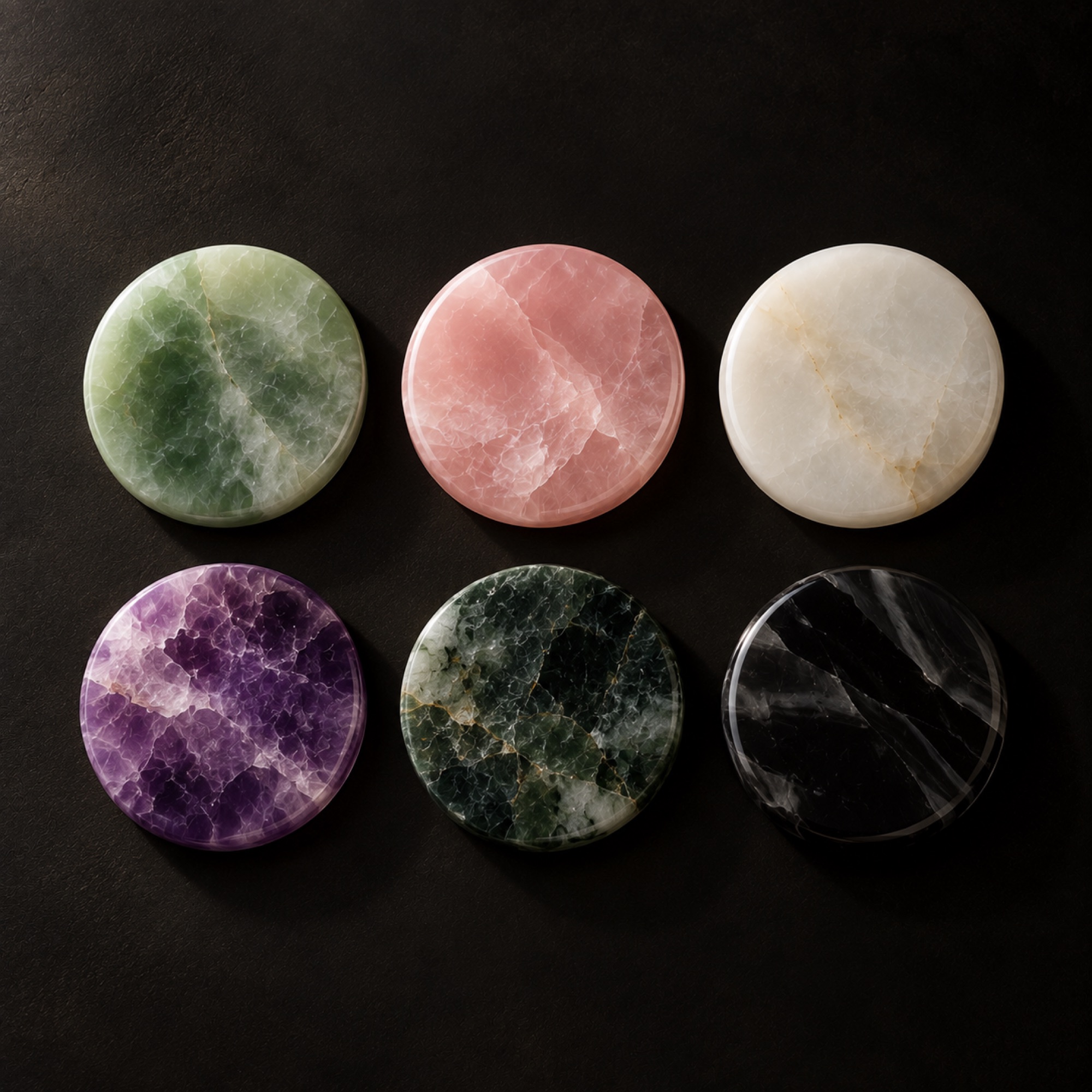 Jade and natural stone material archive