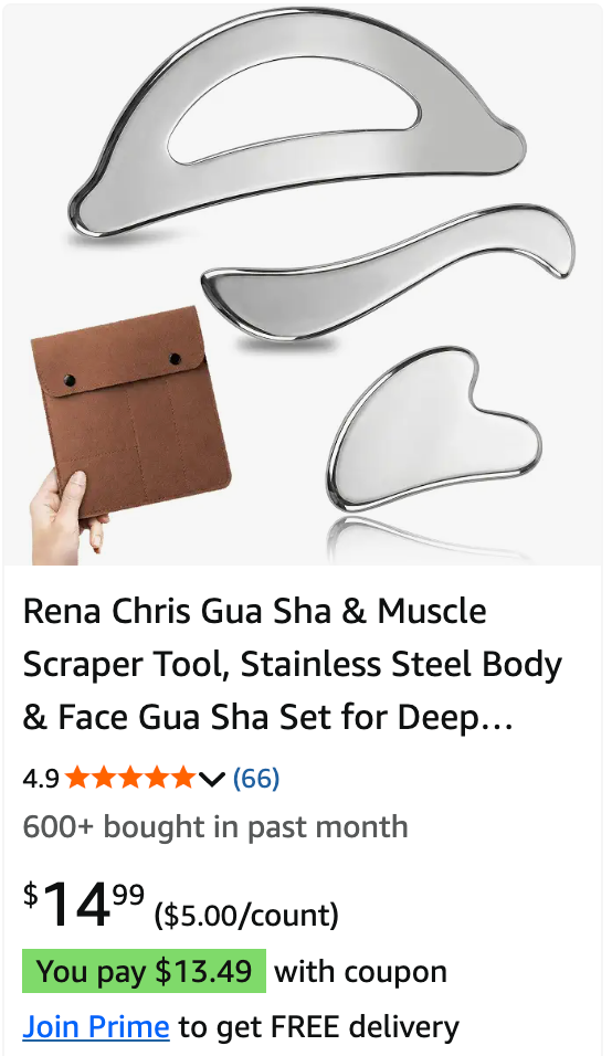 US retail market reference for a multi-tool body wellness set